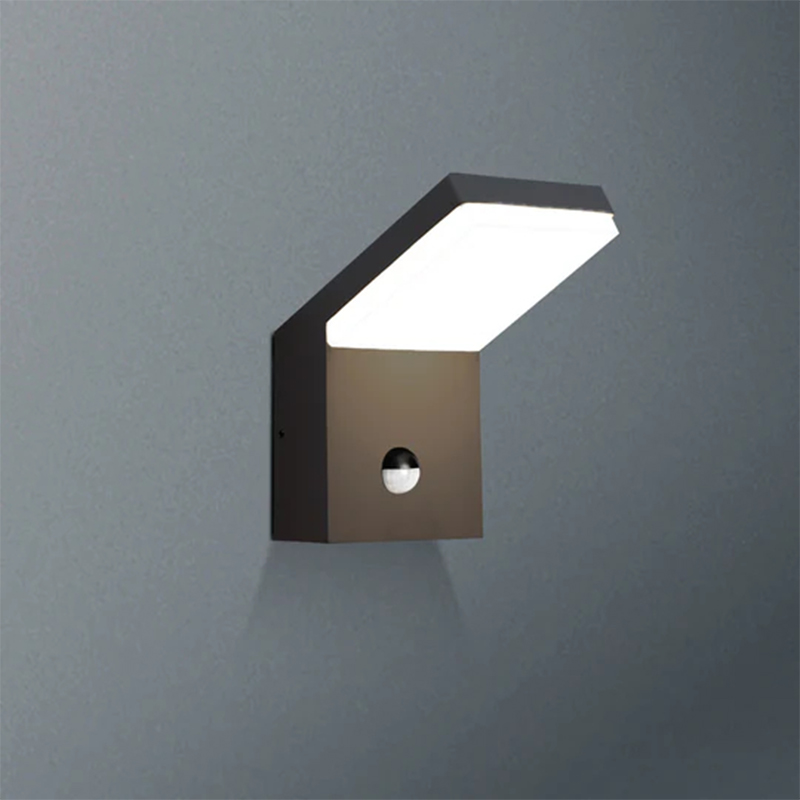 19217 IP54 18W 1800Lm Grey/White/Black LED Exterior wall lights with motion detectors